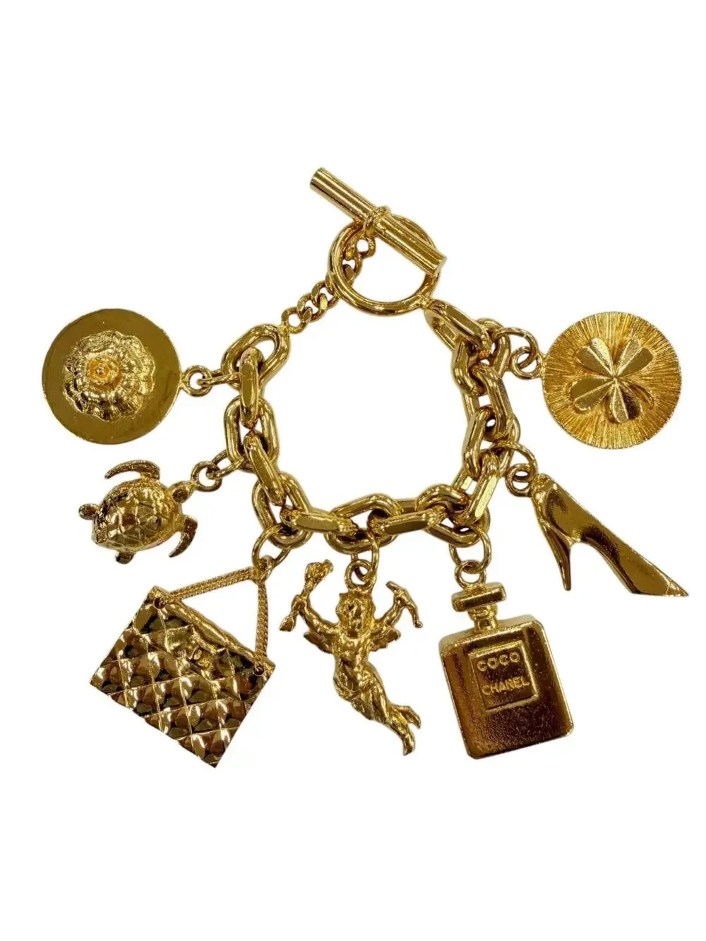 Chanel Vintage Bracelet Metal Gold #327516C11B